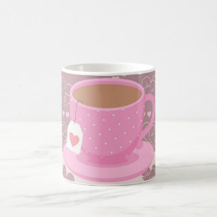 Heart Tea Mug Love Design