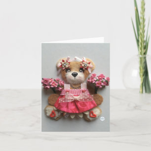 Heart Tear Bear Holiday Card