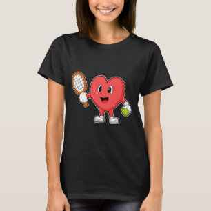 Heart Tennis Tennis racket T-Shirt