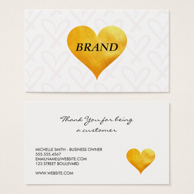 Heart & Thank You (Front & Back)