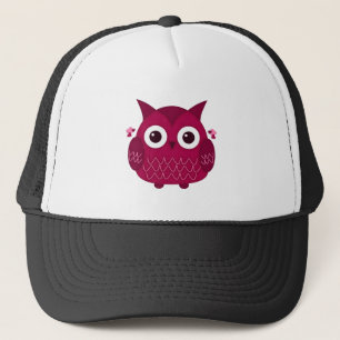 Heart the Pink Owl Trucker Hat