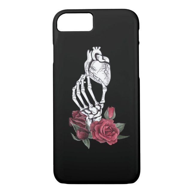 Heart The Skeleton's Hand Classic Case-Mate iPhone Case (Back)