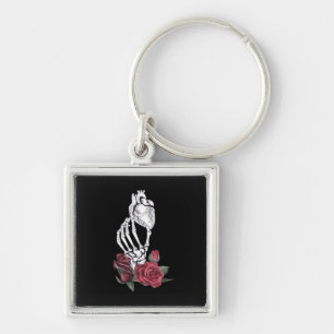 Heart The Skeleton's Hand Classic Key Ring
