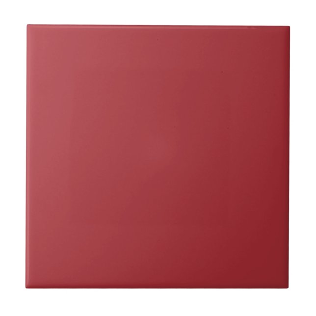 Heart Throb Red Square Kitchen and Bathroom Tile (Front)