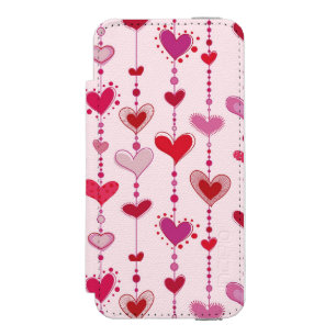 Heart Tiles Incipio Watson™ iPhone 5 Wallet Case
