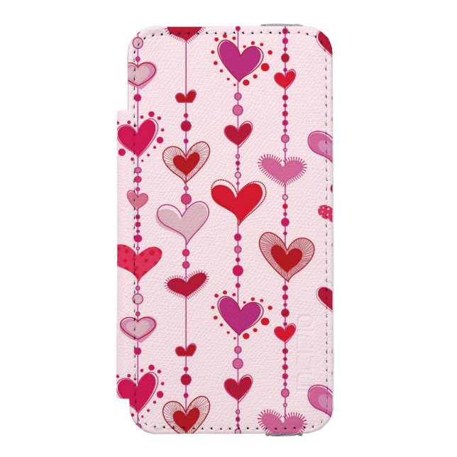 Heart Tiles Incipio iPhone Wallet Case (Folio Front)