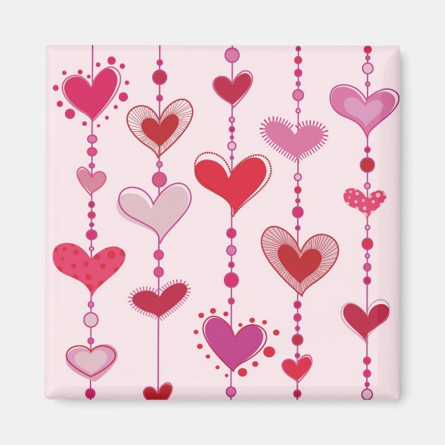 Heart Tiles Magnet (Front)