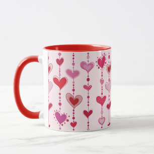 Heart Tiles Mug