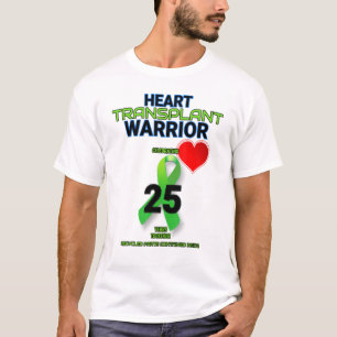 Heart Transplant 25 Year Anniversary Twenty Five W T-Shirt