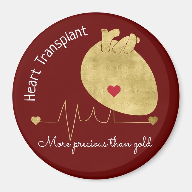 Heart Transplant Magnet (Front)