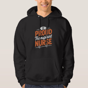Heart Transplant Nurse Design Bone Marrow BMT Nurs Hoodie