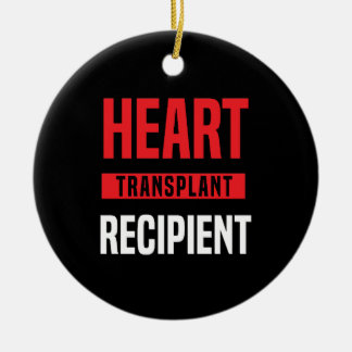 Heart Transplant Recipient Ceramic Tree Decoration