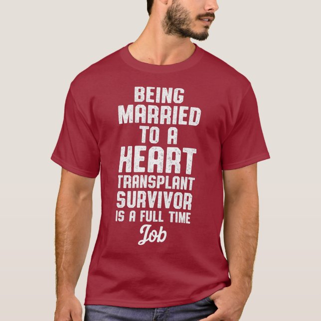 Heart Transplant Recipient Running Surgery T-Shirt (Front)