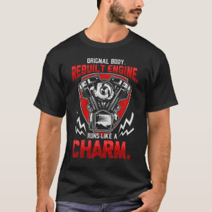 Heart Transplant Surgery Rebuilt Engine Bypass T-Shirt