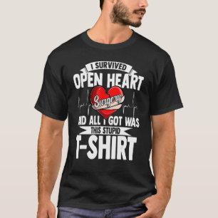 Heart transplant survivor back open heart surgery  T-Shirt
