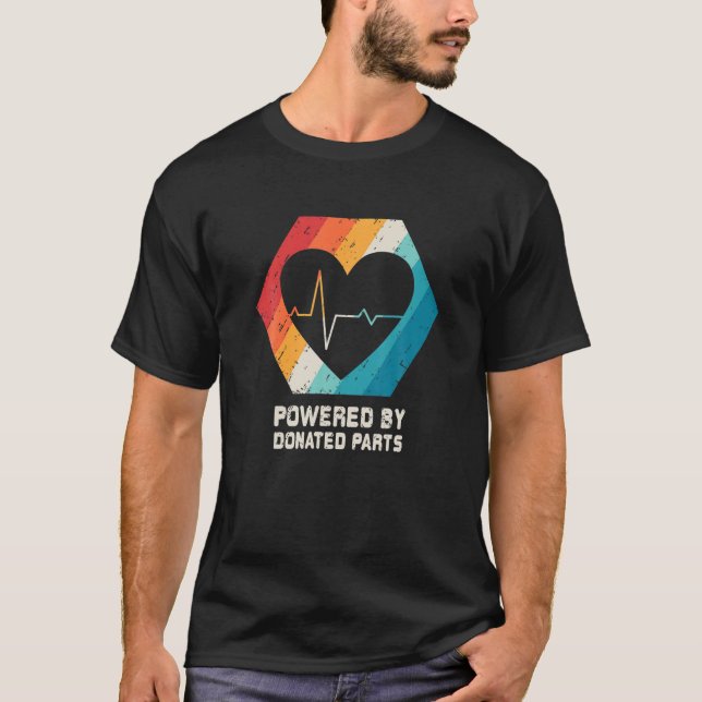 Heart Transplant T Organ Recipient Survivor Gift T-Shirt (Front)