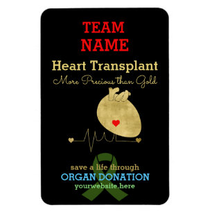 Heart Transplant Team Customisable Magnet