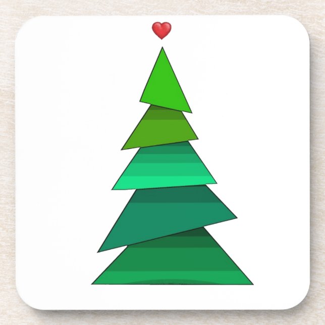 Heart Tree Coaster (Front)