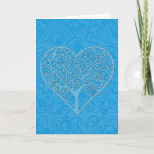 Heart Tree Cutout Card
