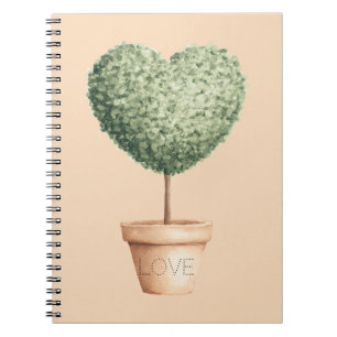 Heart Tree Love Notebook