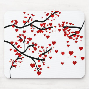 Heart Tree Mouse Mat