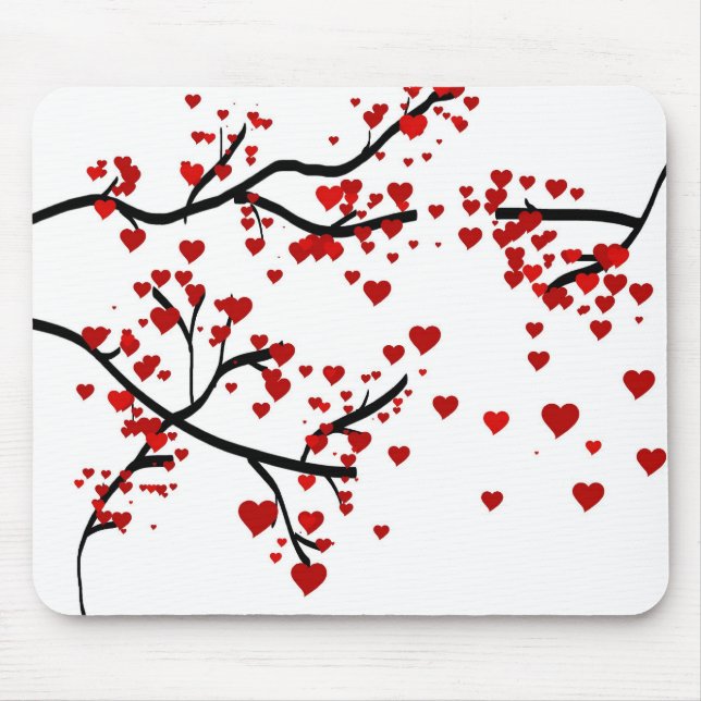 Heart Tree Mouse Mat (Front)