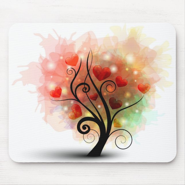 Heart Tree Mousepad (Front)
