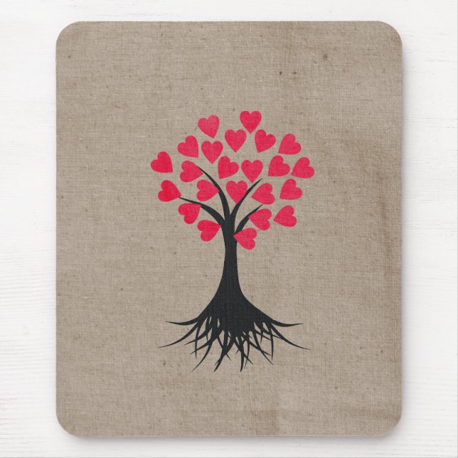 Heart Tree Mousepad (Front)