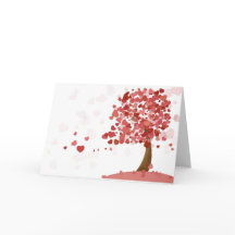 Heart Tree Valentine's Day Card