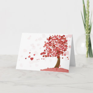 Heart Tree Valentine's Day Card