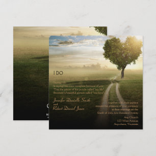 Heart Tree Wedding Invitation