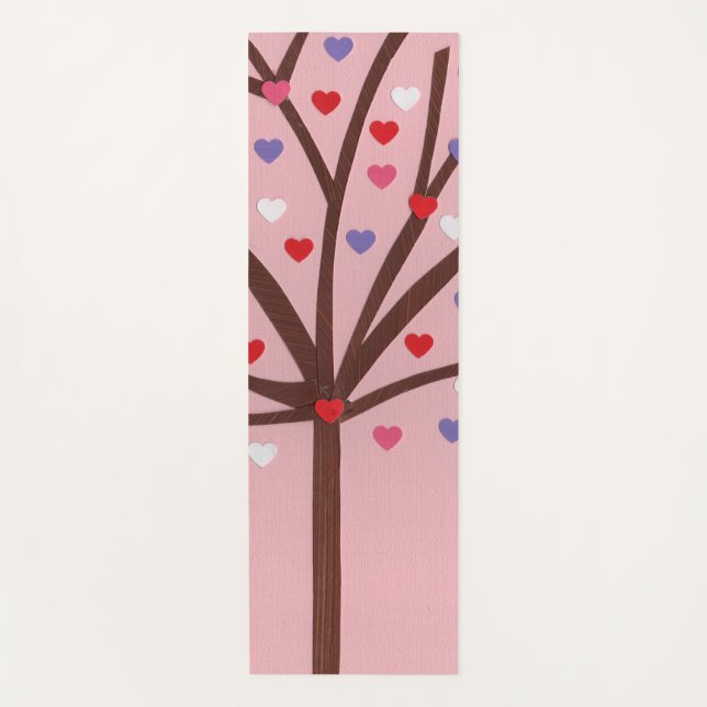 Heart Tree Yoga Mat (Front)