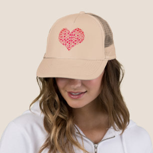 heart trucker hat