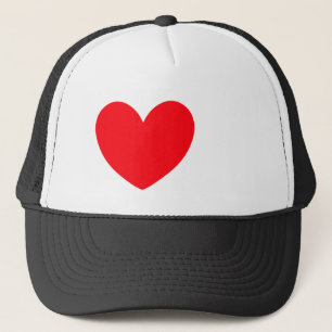 heart trucker hat