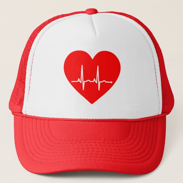Heart Trucker Hat (Front)