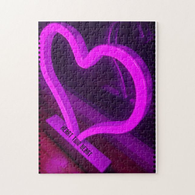 Heart Two Heart Puzzle (Vertical)