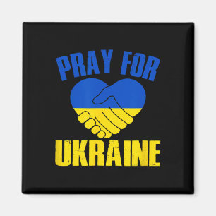 Heart Ukraine Stand With Ukraine Magnet