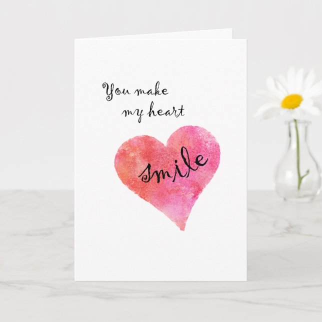Heart Valentine Love for Special Someone Card (Small Plant)