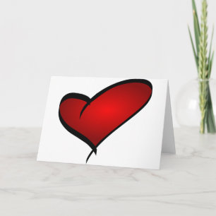 Heart Valentine's Day Greeting Card