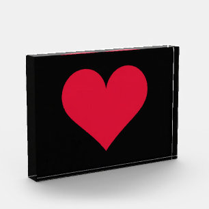 Heart Valentines Day Love Heart Photo Block