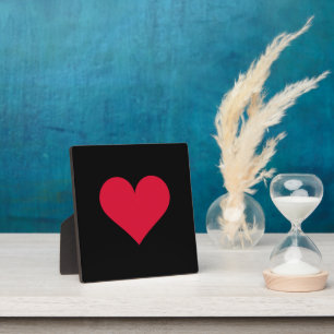 Heart Valentines Day Love Heart Plaque