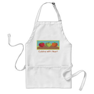 heart vegetables healthy dining gardening love ... standard apron