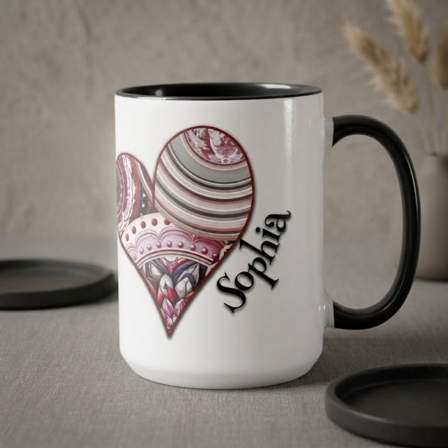 Heart Vintage Mandalas Mug (Creator Uploaded)