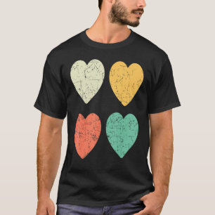 Heart Vintage Valentines Day Retro V Day Pajama Co T-Shirt