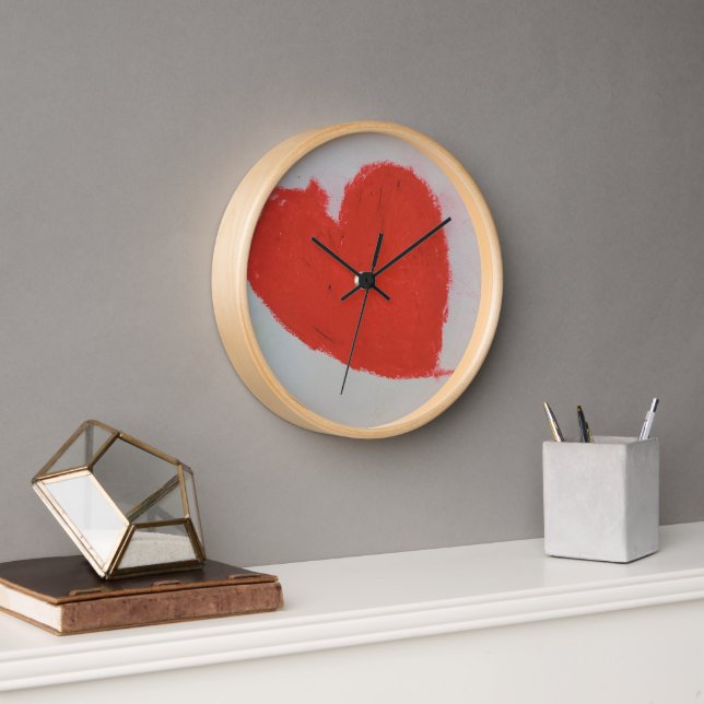 Heart wall clock (Office)