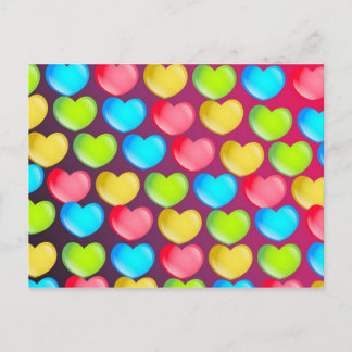Heart Wallpaper Postcard