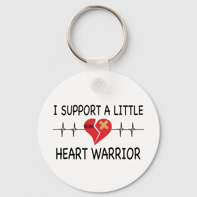 HEART WARRIOR KEYCHAIN (Front)
