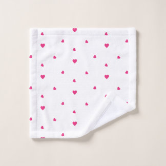 heart wash cloth