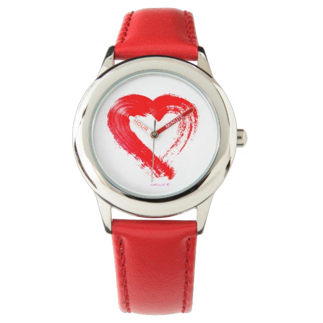 Heart Watch Red Heart bezel frame (Front)