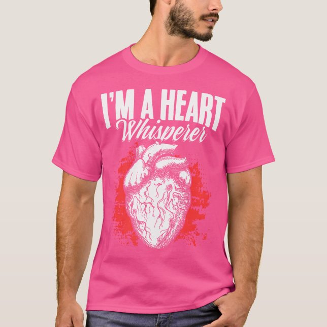 Heart Whisperer Cardiac Heart Doctor Cardiologist  T-Shirt (Front)